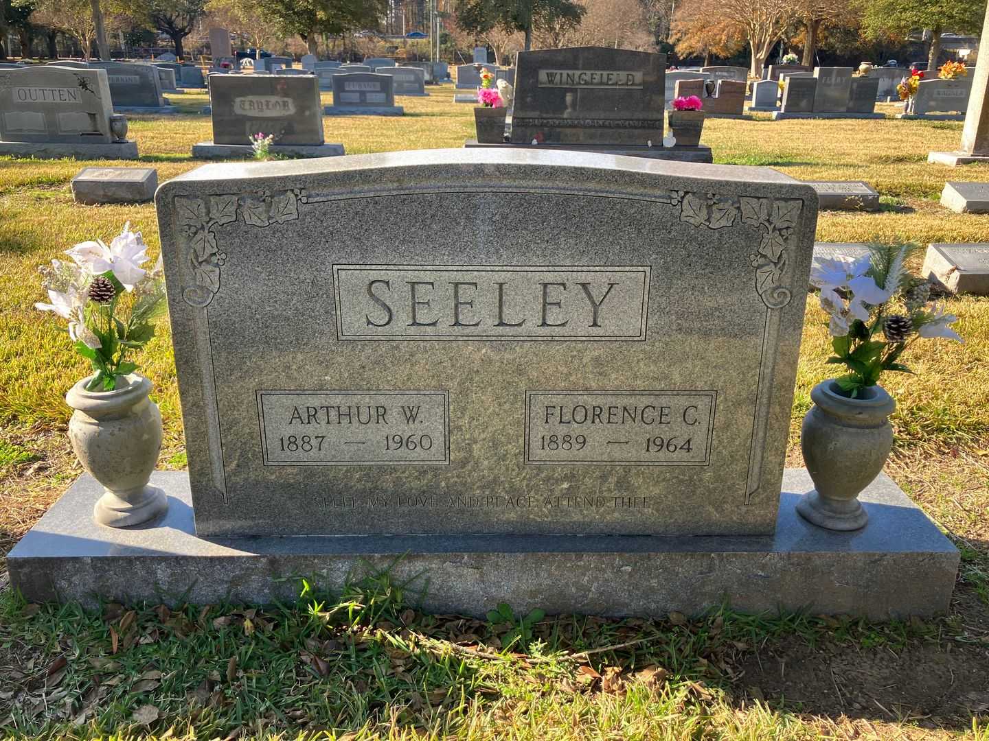 Florence Caroline Schmitt Seeley's grave