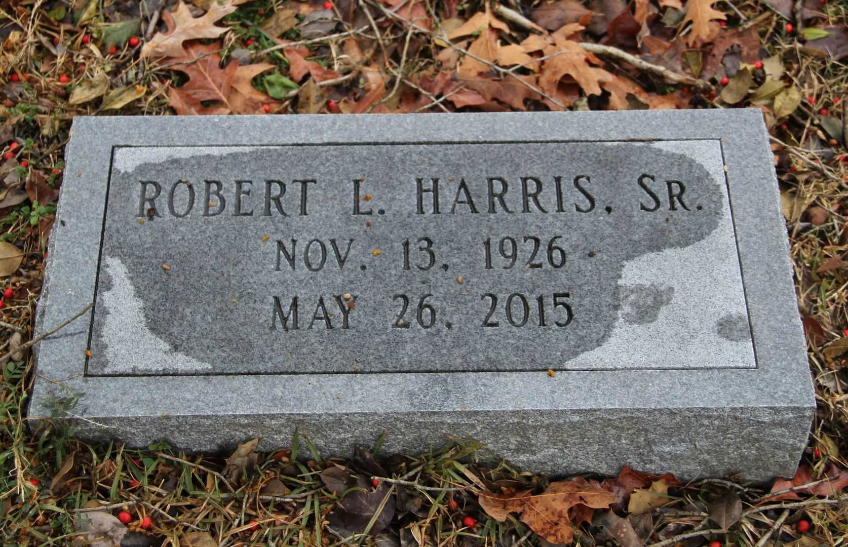 Robert L. Harris Senior's grave