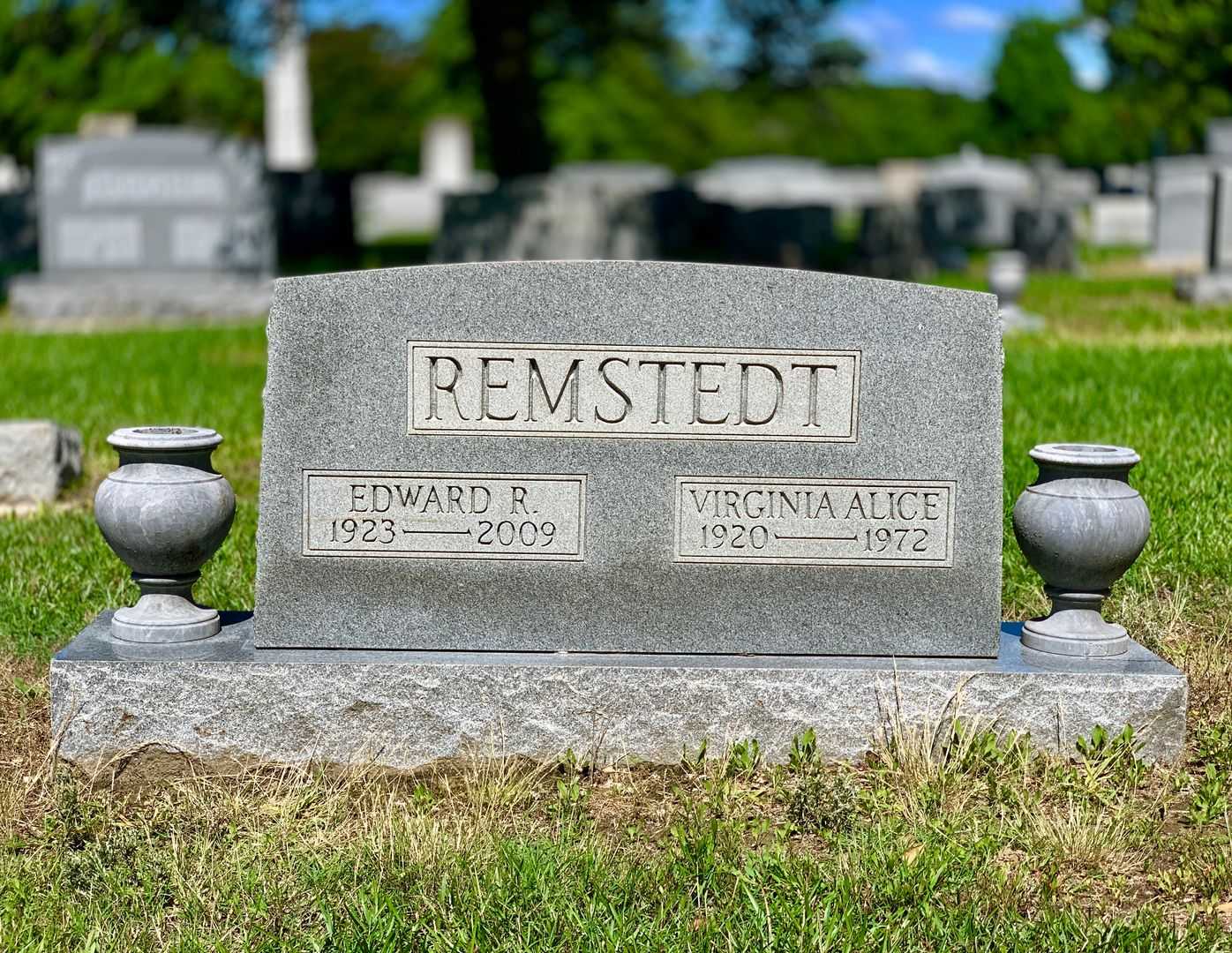 Edward Robert Remstedt's grave