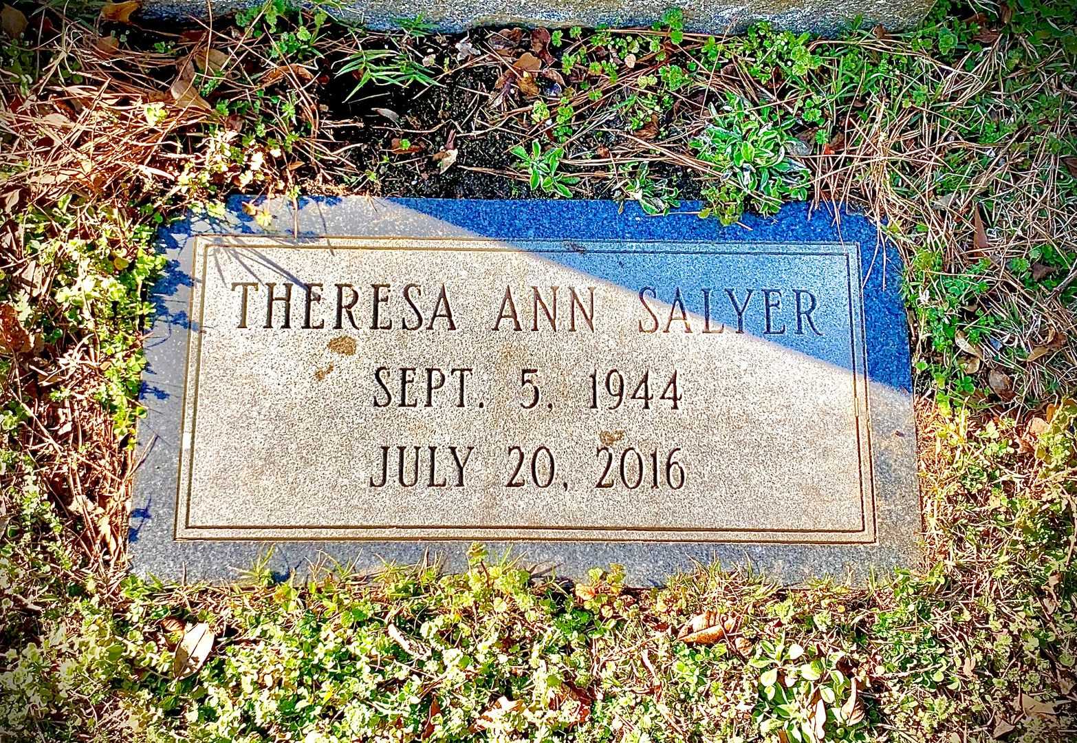 Theresa Ann Salyer's grave